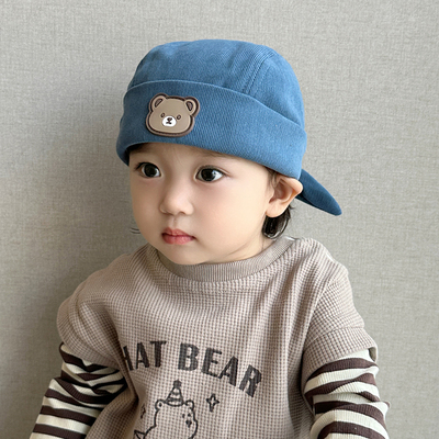 宝宝帽子秋冬可爱超萌小熊地主帽