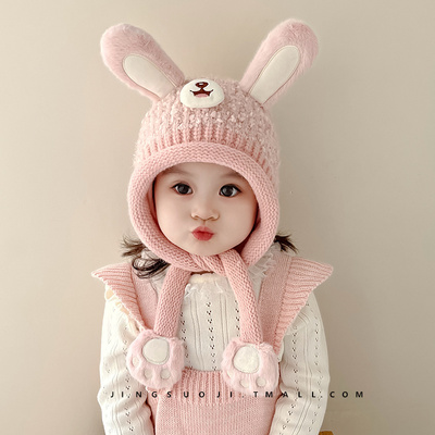 儿童帽子秋冬新款保暖护耳帽