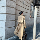 今年流行大牌风衣外套女2026春秋新款 高端英伦风休闲气质大衣 韩版