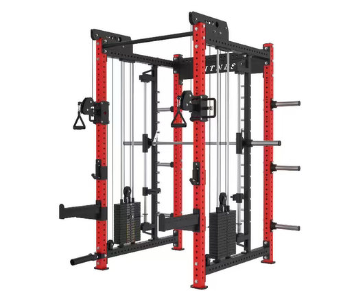 史密斯小飞鸟一体训练架卧推深蹲架体能训练综合架悬挂训练架健身