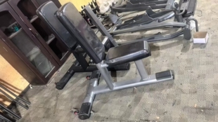 商用健身器材牧师椅坐姿二头肌三头肌训练架商用牧师椅直角凳