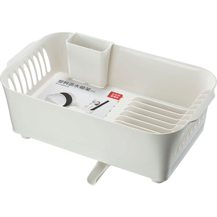 厨房沥水碗架家用餐具放碗碟置物架台面多功能装碗筷收纳箱盒大号