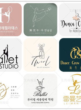 幼儿园培训机构舞蹈班企业loog公司logo设计原创lougou店标志头像