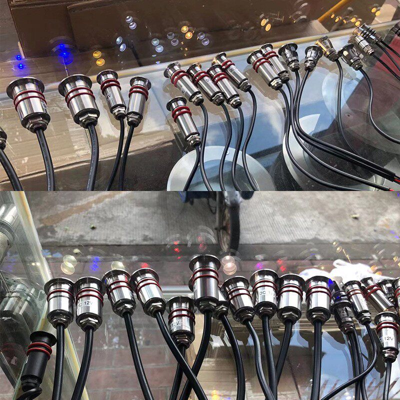 ip68户外水底星星灯小地埋灯1w广场埋地灯嵌入式led不锈钢水下灯