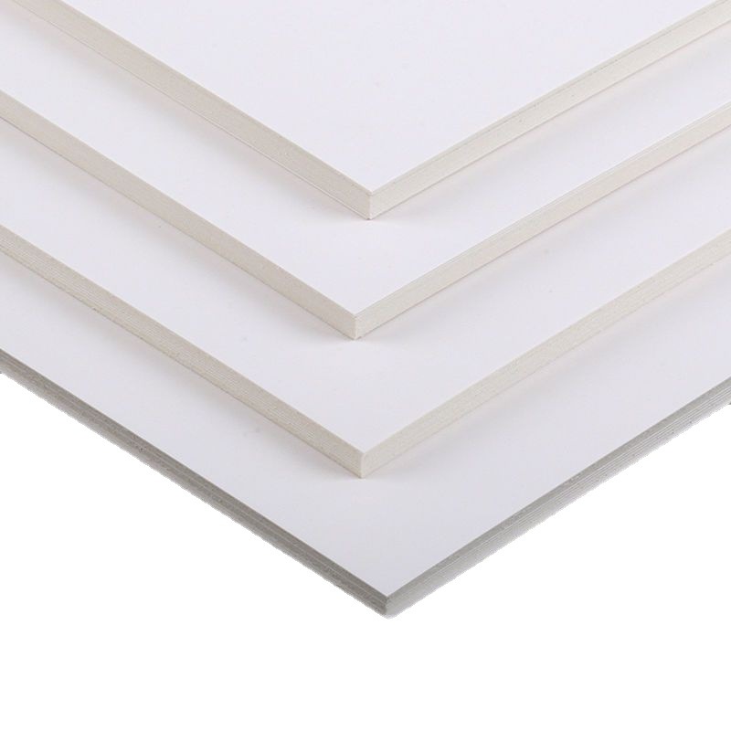 铜版纸开/4/4铜版白卡纸3大张厚硬250-400克单光面模型绘画