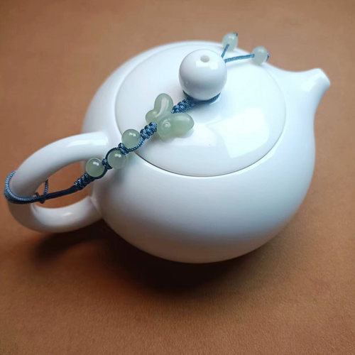 梦源手工高档中式原创壶盖和田玉