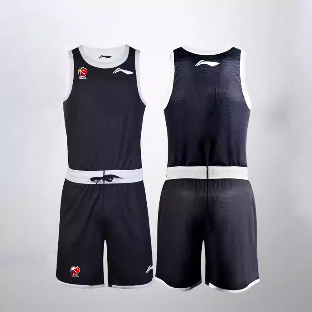 李宁CBA赞助款双面篮球服运动套装