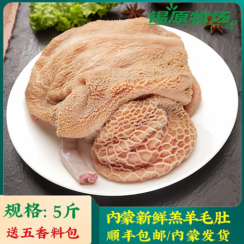 牧场内蒙新鲜杂碎黄金5斤羊肚