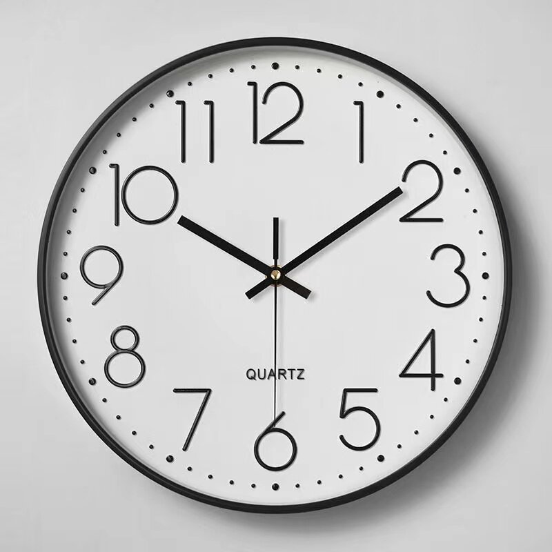30cm钟表客厅简约挂钟时尚北欧挂表石英钟时钟挂墙家用clockxd