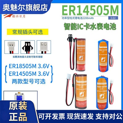 智能水表3.6V锂电池 ER14505M/ER18505M/ER17505M/CR17505/CR123A