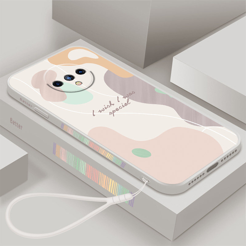 莫兰迪适用一加7T手机壳1+7tPro液态硅胶软壳oneplus7tPor网红直边保护套1十7tp全包防摔一加七t外壳个性男女