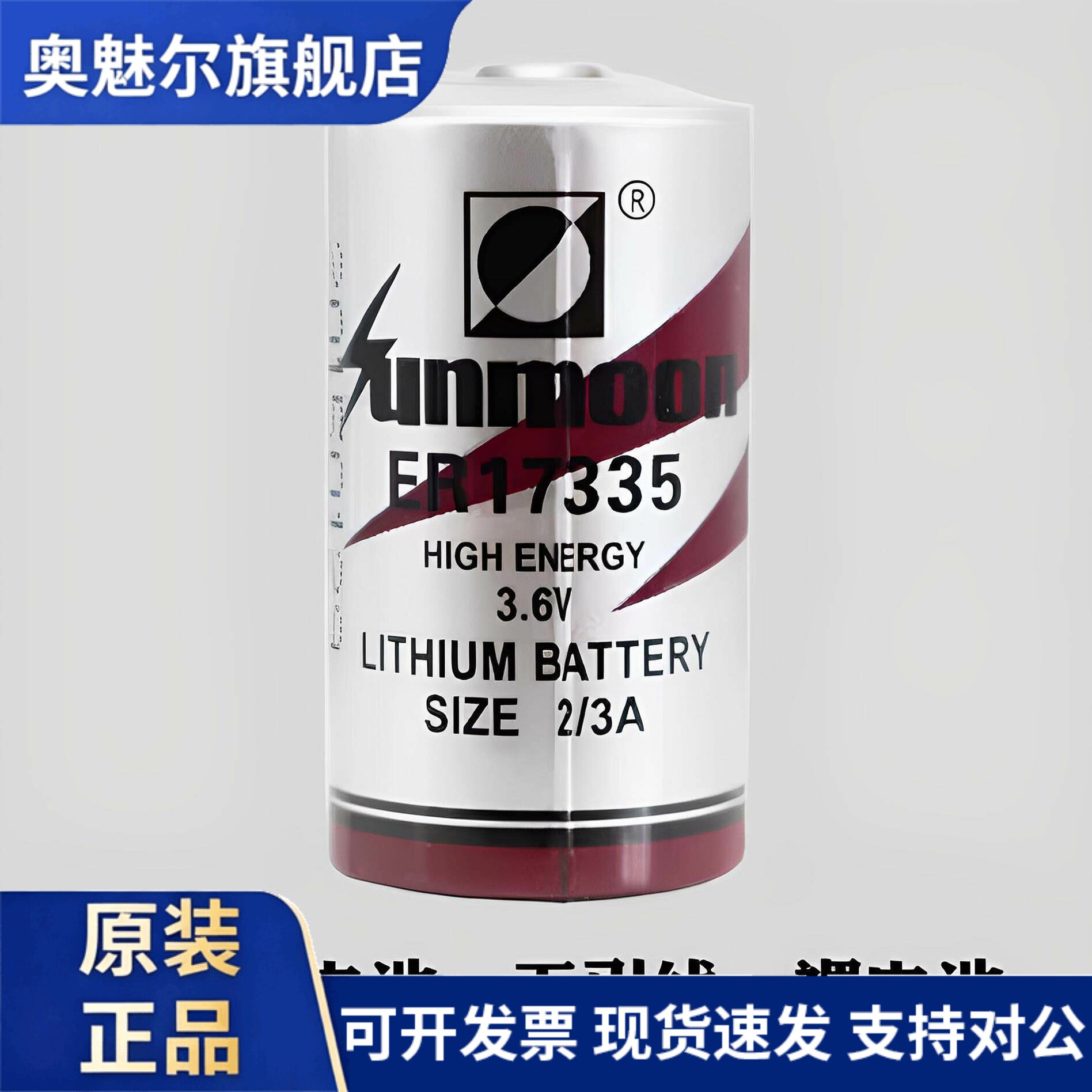 适用日月ER17335 3.6v 锂亚电池仪器RAM仪表ARM记忆PLC工控备锂电池