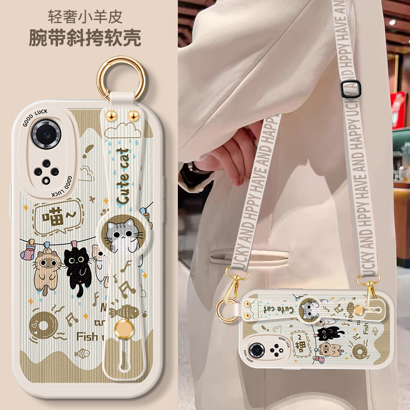 斜挎背带挂绳 腕带支架