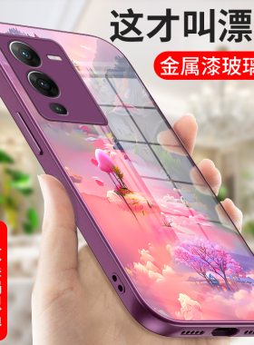 中国风适用VIVOS15的手机壳S15e液态玻璃Pro防摔硅胶vivo步步高vⅰvoS全包Por高级vovos软硅胶vivis保护套女