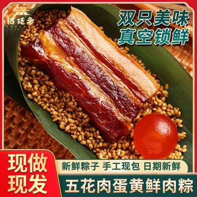 粽子肉粽咸蛋黄肉粽正宗端午节嘉兴粽子旗舰店鲜肉粽子特产大肉粽