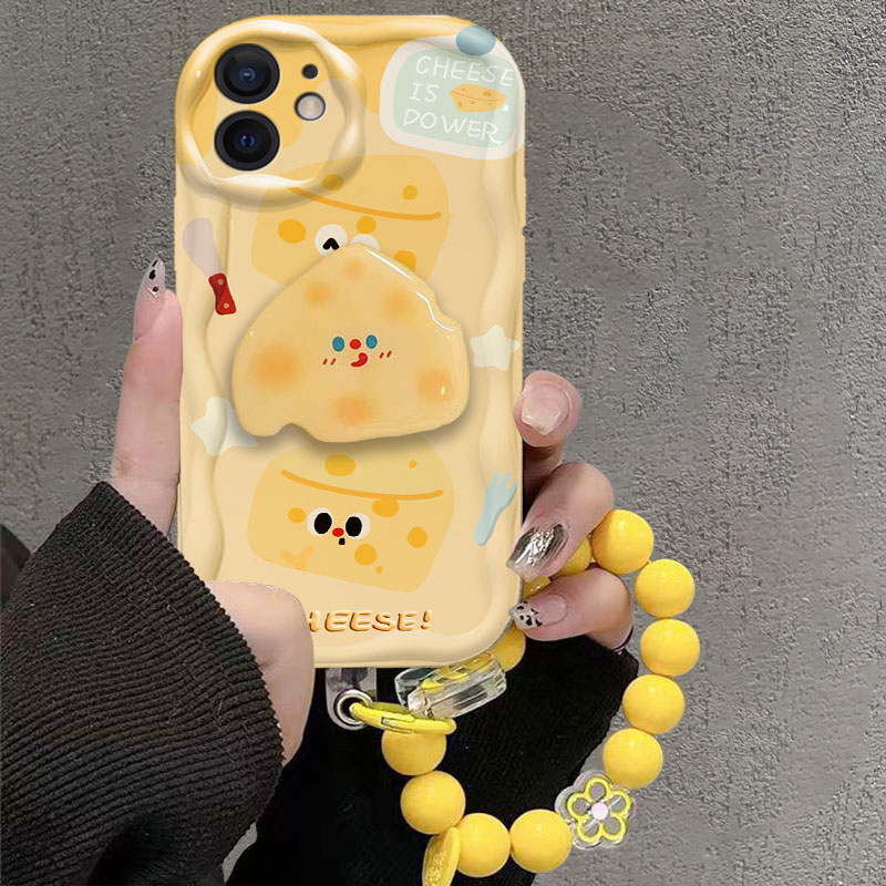 适用苹果11手机壳奶酪支架iPhone11promax保护套女卡通可爱11PRO防摔全包网红11硅胶新款苹果11promax手机壳