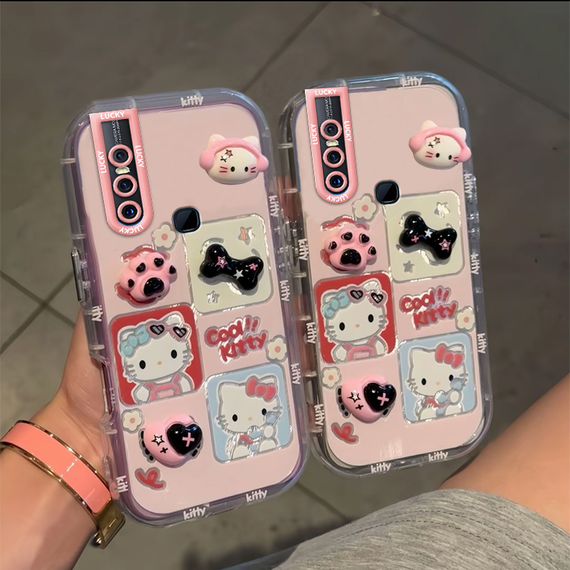 女新款卡通公仔支架手机壳