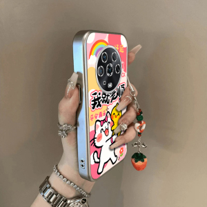 适用于荣耀Magic4手机壳荣耀Magic4Pro保护套女款可爱全包新款硅胶软壳卡通手链荣耀Magic4至臻版保护壳