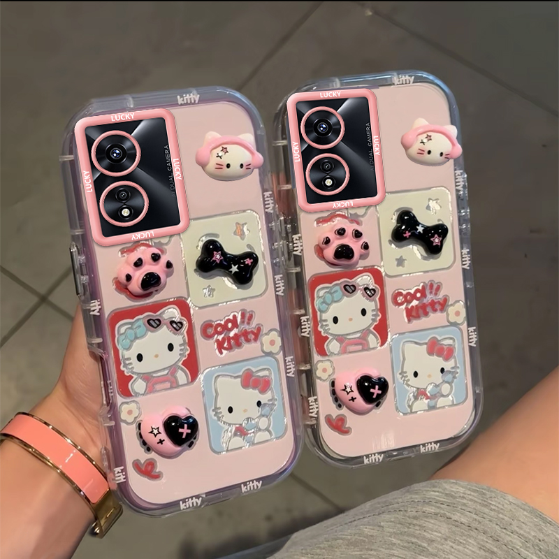 女新款卡通公仔支架手机壳