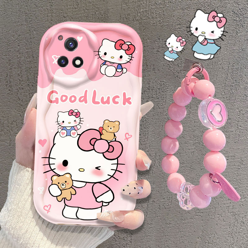 适用于IQOOU3手机壳女可爱手链