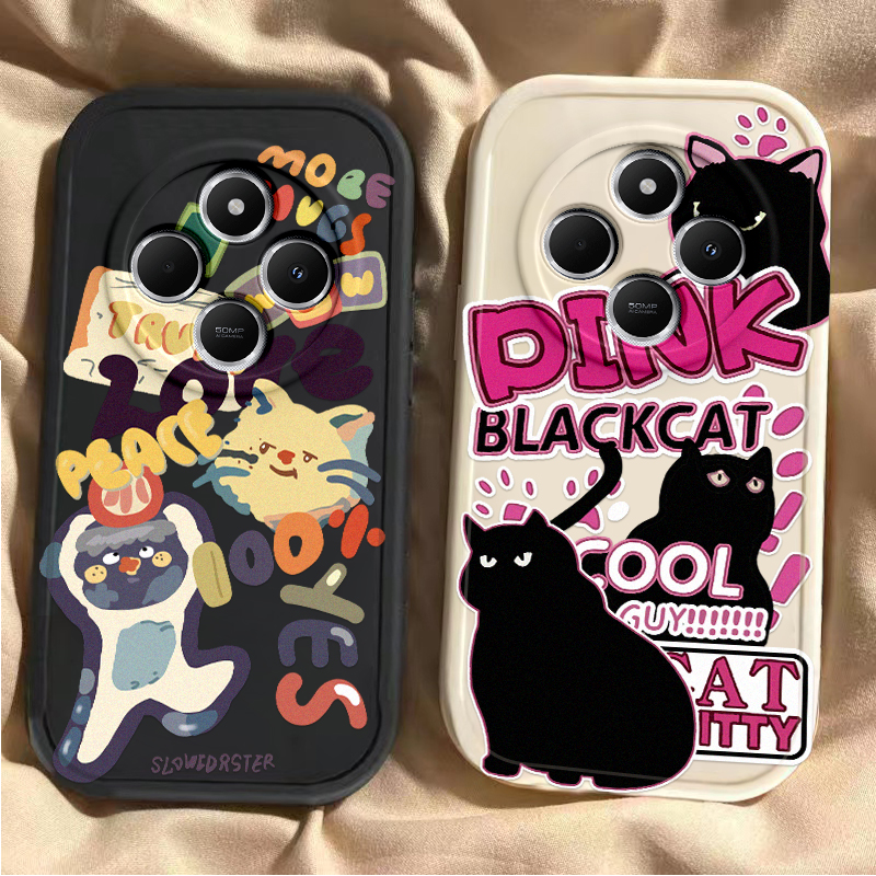 适用于红米14R手机壳男女可爱猫