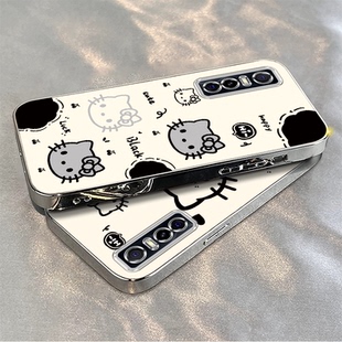 适用于vivoY73S手机壳vivoY73T/Y76S/Y75S新款5g可爱女款全包软壳电镀银卡通可爱软壳超薄