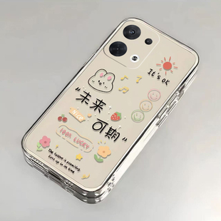 适用于OPPOA6手机壳立体公仔oppoa6i保护壳新款女镜面支架卡通A6GT/A6Pro防摔硅胶软全包可爱