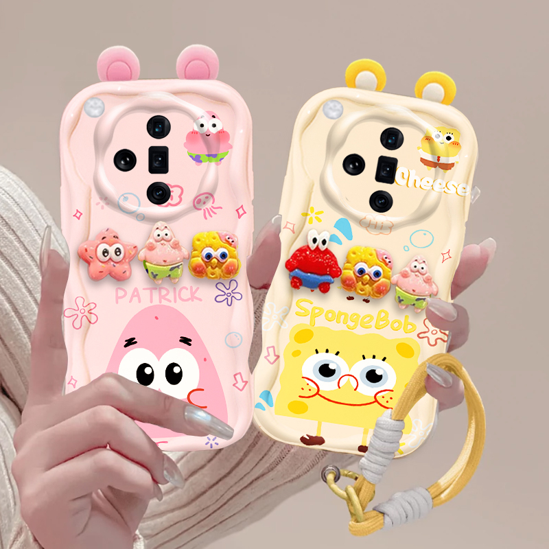 适用于OPPOFindX7手机壳女卡通绳