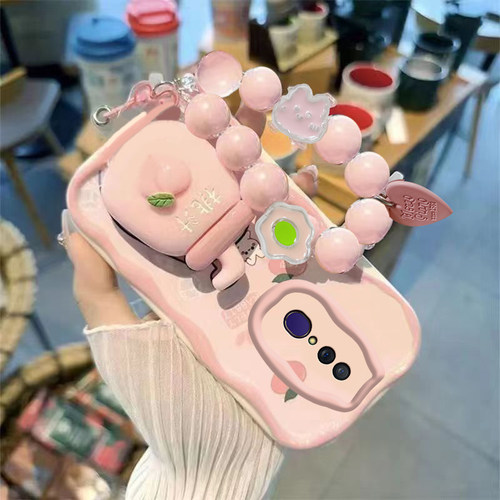 适用于OPPOA9手机壳女可爱手链
