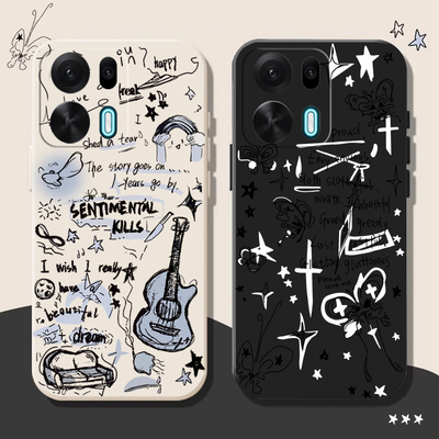 卡通涂鸦硅胶适用多型号手机壳