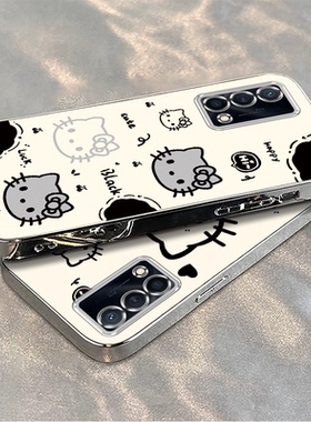 适用于OPPOK9手机壳OPPOK9Pro/K9X/K9S新款可爱女款全包软壳电镀银卡通可爱软壳超薄