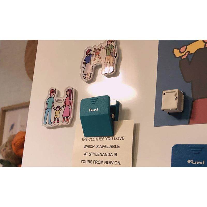 磁性立时夹磁夹吸铁石磁铁磁块白板磁扣强力磁吸带磁性夹子4个装