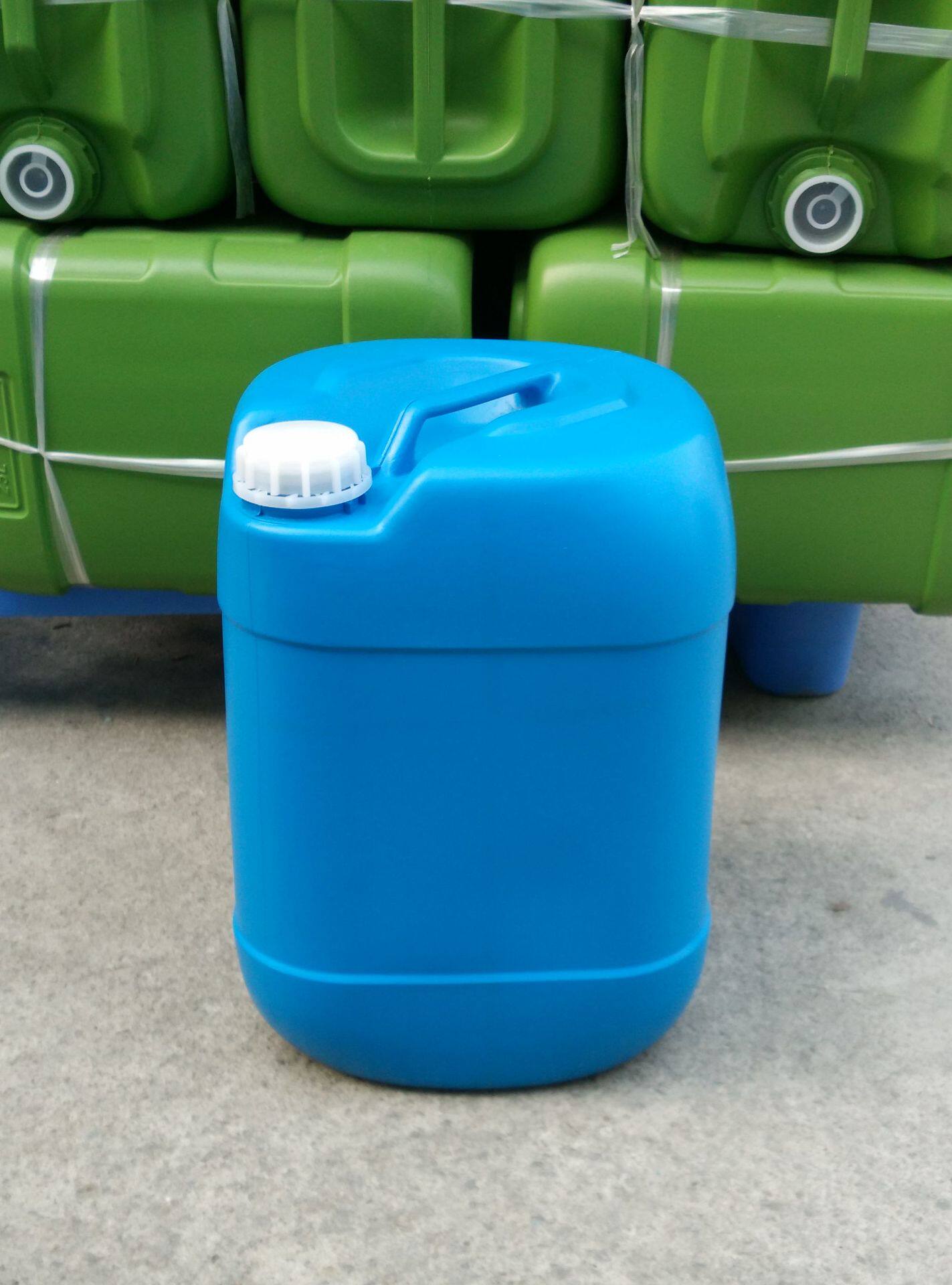 方形塑料桶 25l方桶升蓝色化工塑料桶 25kg公斤方型密封水桶堆叠