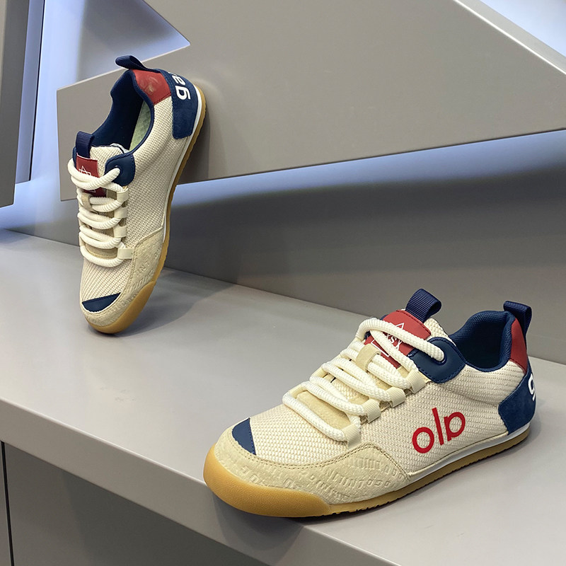 男鞋2025早秋新款时尚百搭平底低帮板鞋网布透气学生复古休闲鞋潮