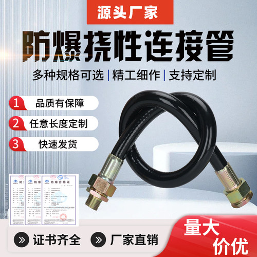 防爆挠性连接管BNG防爆软管挠性接线管4分防爆管穿线管挠性管厂家
