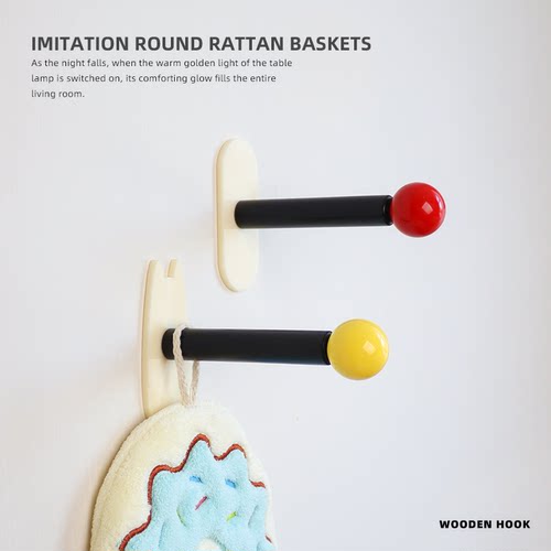 免打孔卧室挂衣架卫生间卷纸架