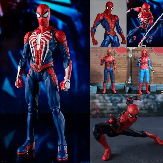 Shf Iron Spider-Man Figure Miles Morales Black Toys Across the Universe Merchandise Ps4 Action Figure Doll Toy Movable