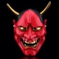 Red Resin Prajna Mask
