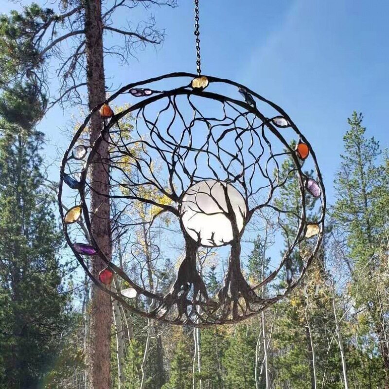 生命之环金属树墙艺术circle of life-metal tree wall art装饰品