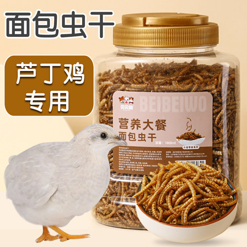 芦丁鸡面包虫干仓鼠零食