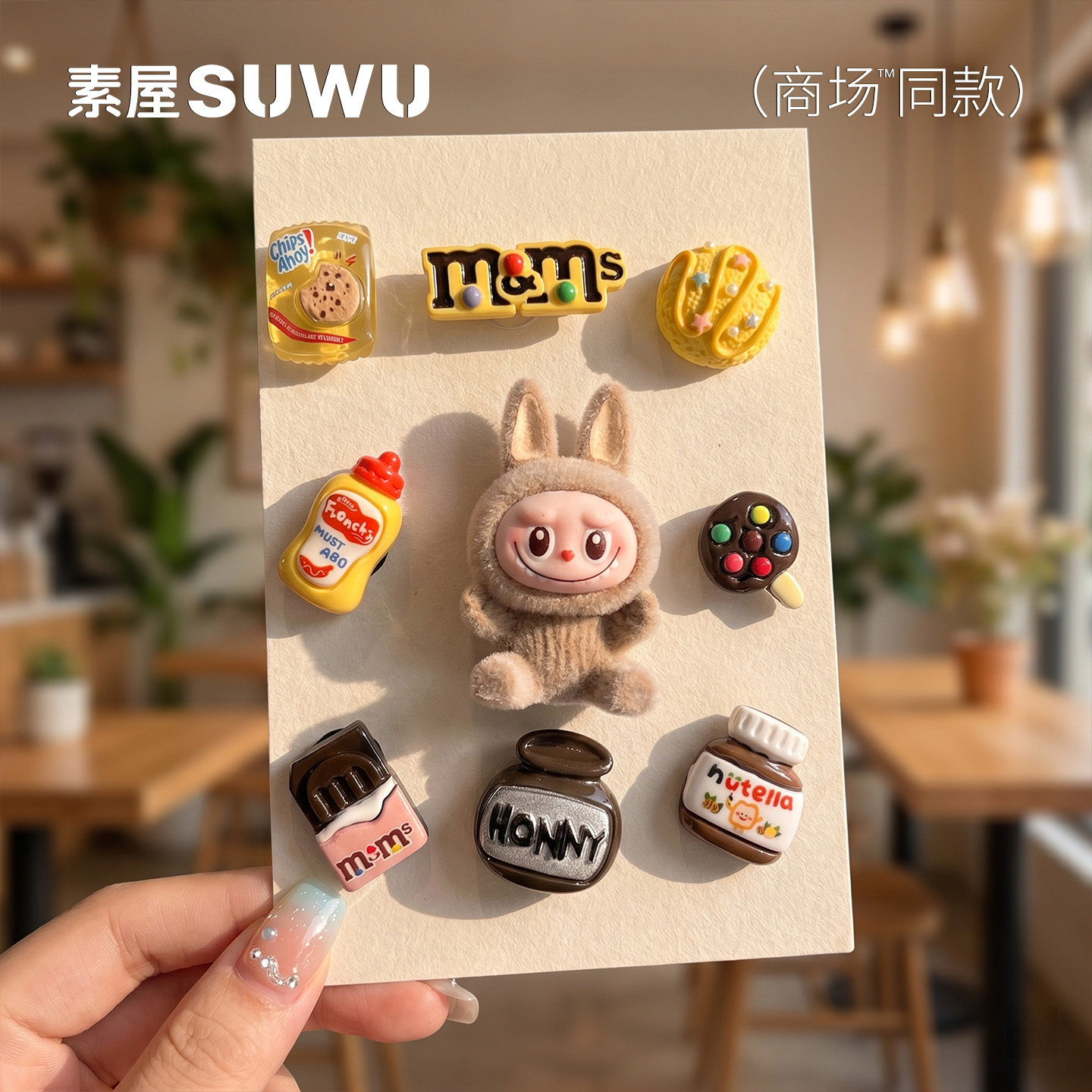 2026新款洞洞鞋配饰鞋花立体毛绒卡骆驰鞋扣可爱适配Crocs芭蕾鞋