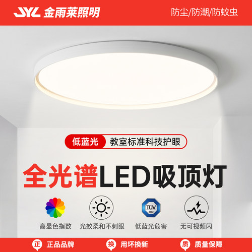 极简圆形护眼LED三防吸顶灯