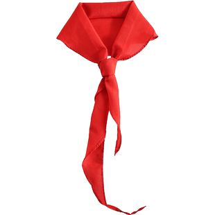 抗皱小学生红领巾全纯棉布通用红领巾批发1.2米绸布不缩水褪色通用3-6年级小号1米红领巾绶带