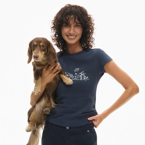 INTERRIS双纱线全棉T恤短袖