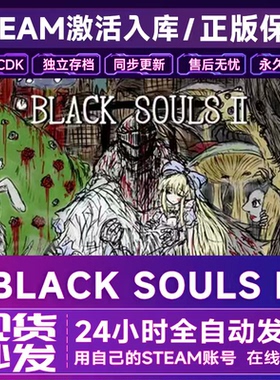 BLACK SOULS II黑色之魂2 Steam正版国区全球区激活码CDK入库在线