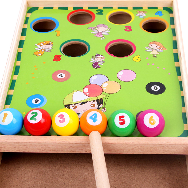 幼儿童桌球玩具保龄小台球家用益智迷你亲子游戏男女孩3-4-5-6岁-封面