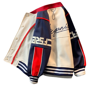 男童外套春秋款2025秋装新款棒球服秋季中大童夹棉童装儿童秋冬款