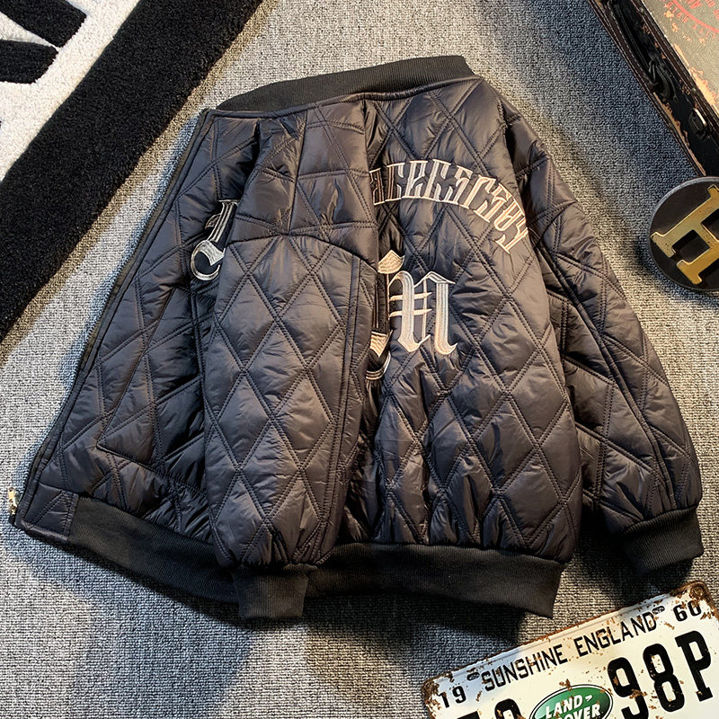 男童棉衣秋冬款夹棉薄棉外套