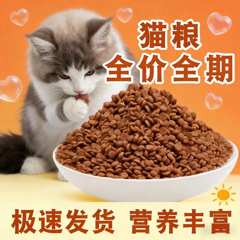 猫粮成猫幼猫全价猫粮