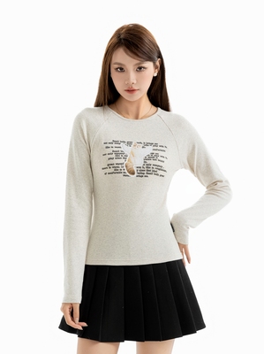 DROINTO修身猫咪辣妹紧身长袖